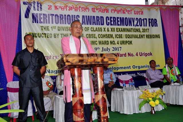 DY CM at Meritorous Award Ceremony of Ward no 4 Uripok on 9.7.2017 (1).JPG
